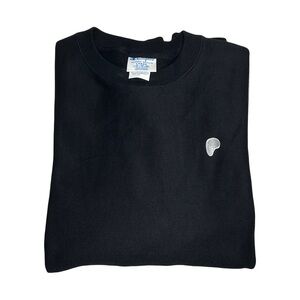 Champion Men’s Black Reverse Weave Crewneck Sweater Sweatshirt Size Large